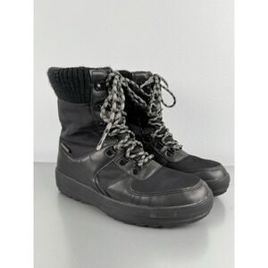 Cougar Vergio Black Waterproof Winter Boots Womens Size 9 Insulated Faux Fur